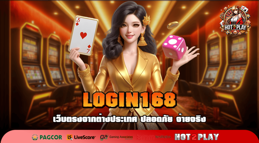 LOGIN168 อัปเดตเกมใหม่ต่อเนื่อง มาแรง แจ็คพอตออกง่ายสุด