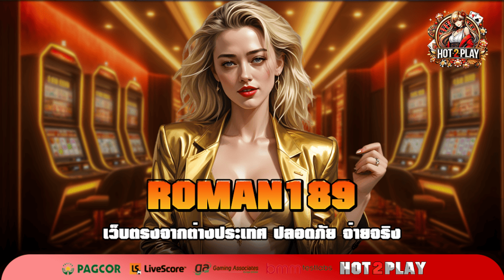 ROMAN189 ทางเข้า เว็บนอก สล็อตต่างประเทศ ลิขสิทธิ์แท้ มาแรงสุด